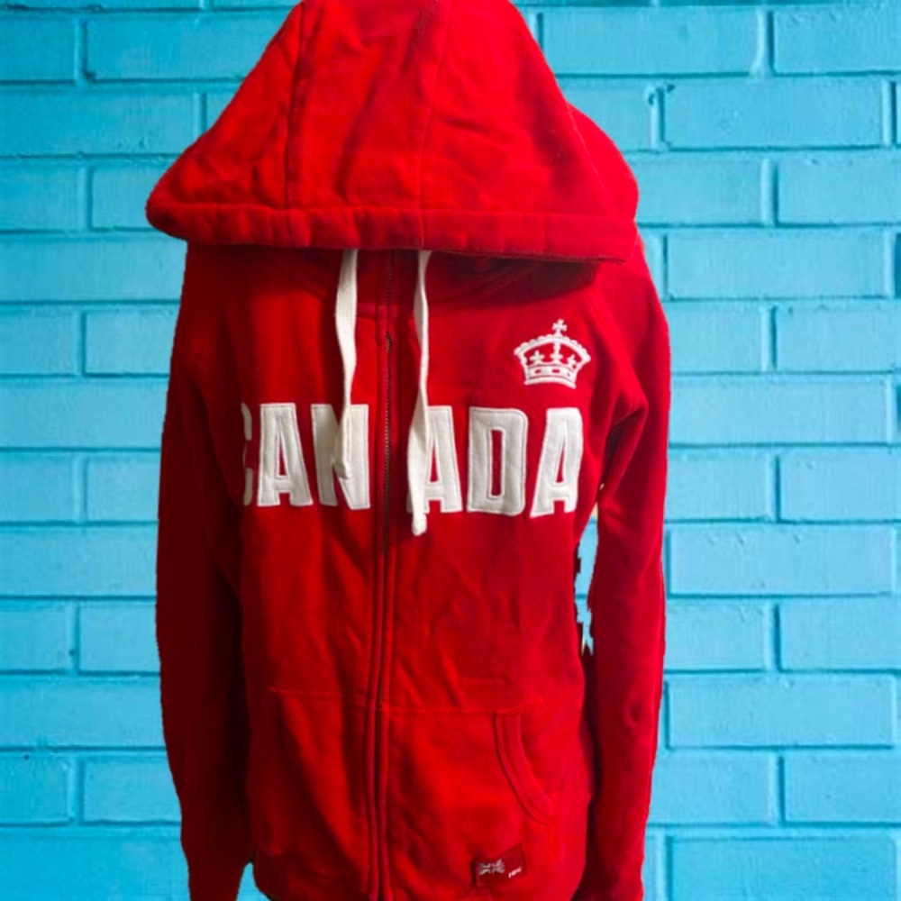 Roots zip up hoodie